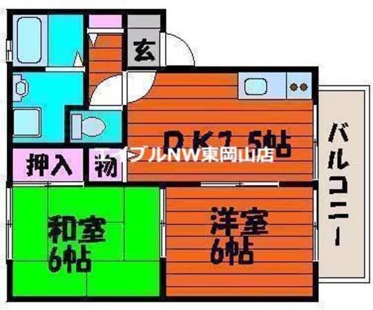 ビバーチェナラバラAの物件間取画像